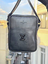 Чоловіча Сумка чорна, барсетка чоловіча, сумка через плече, сумка для чоловіків