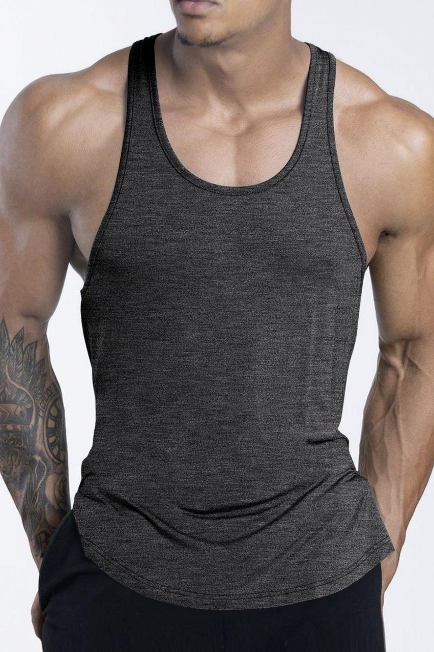 Майка чоловіча спортивна борцовка Core Apmi чорна, фото 1