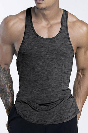 Майка чоловіча спортивна борцовка Core Apmi чорна