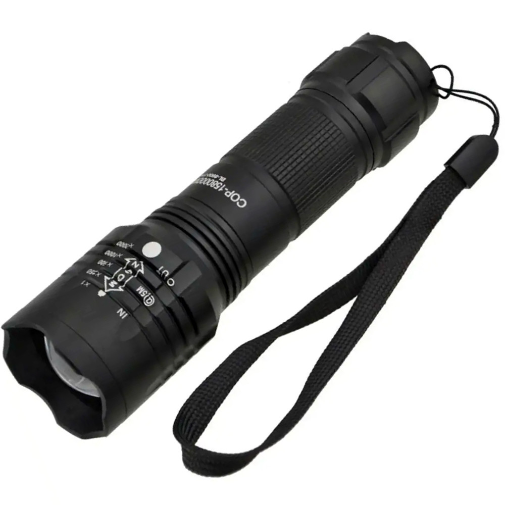 Акумуляторний Ліхтарик BL 8900-P50 із зумом / Тактичний ліхтарик ручний / Ліхтарик на акумуляторі, фото 1