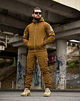 Тактичний зручний армійський костюм софтшел Oblivion койот | Військова форма soft shell осінь/зима