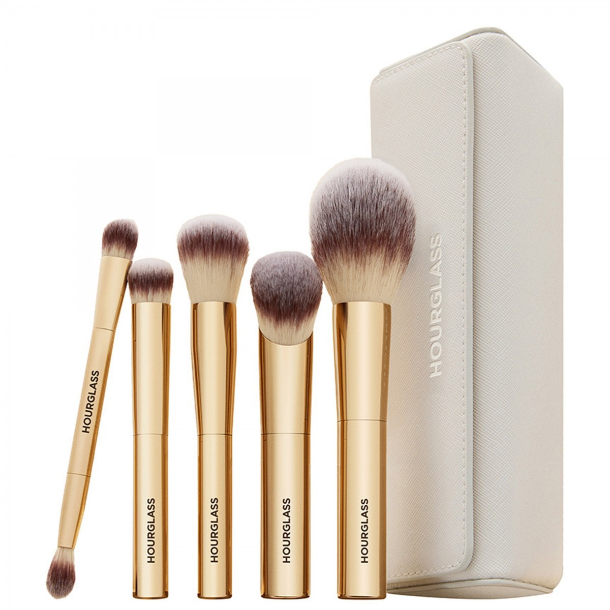 Набір дорожніх пензлів для обличчя та очей Hourglass Face & Eye Travel Brush Set, фото 1