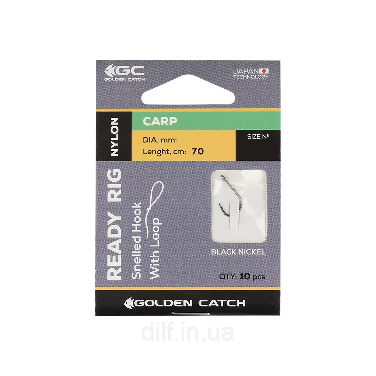 Готовий повідець GC Ready Rig Carp No4 (10 шт.) на коропа, фото 1