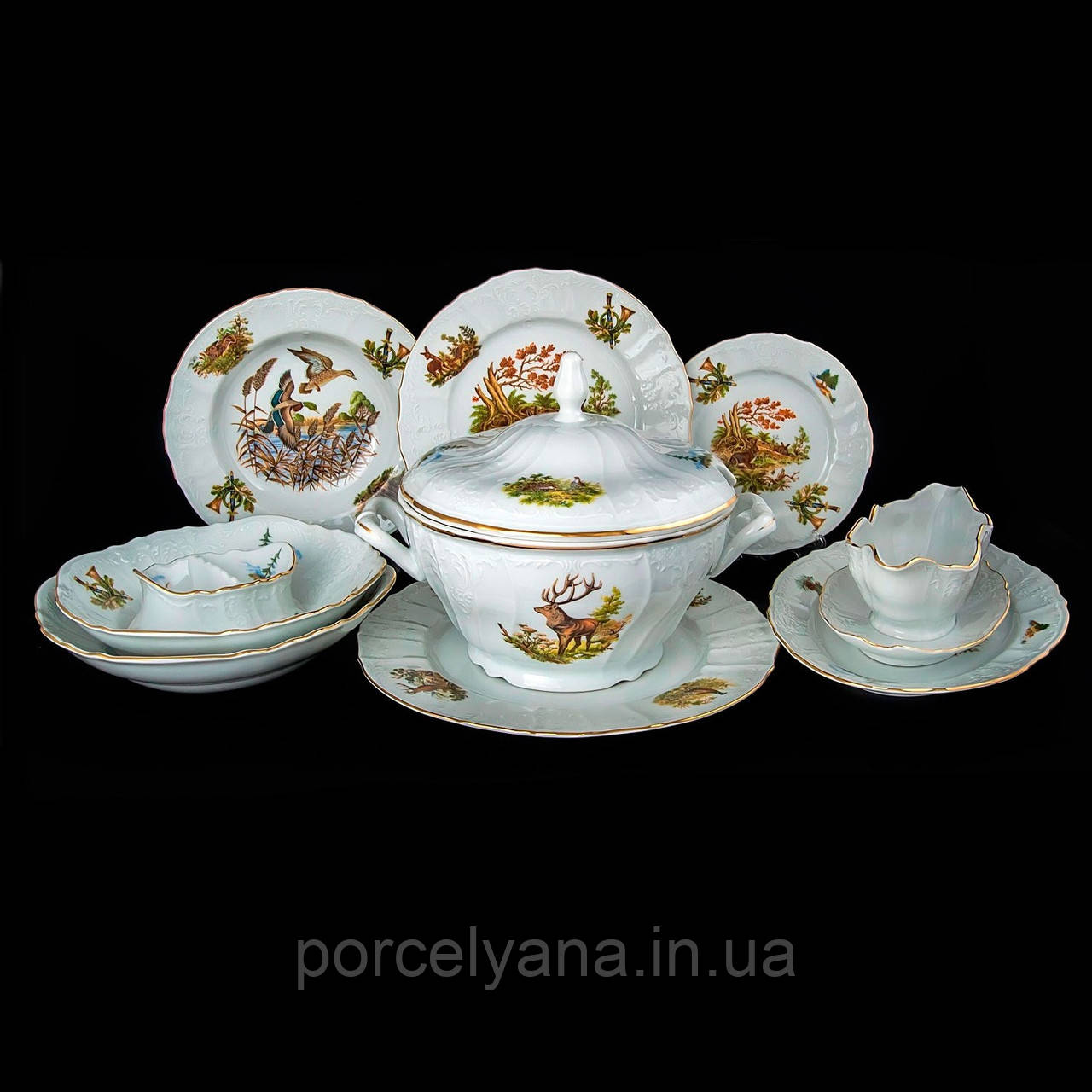 Столовий сервіз Bernadotte Thun мисливство EU001011 6/24, фото 1