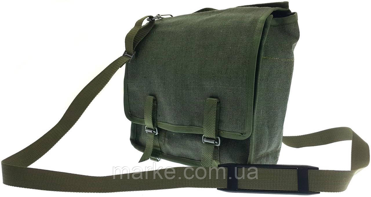 Армейська, військова ретросумка через плече, листоношка хакі (mrk), фото 1