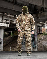 Осінній тактичний костюм демісезонний софтшел мультикам | Військова форма армійська Multicam soft shell осінь