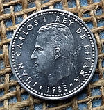 1 песета 1988 року. Iспанiя, фото 2