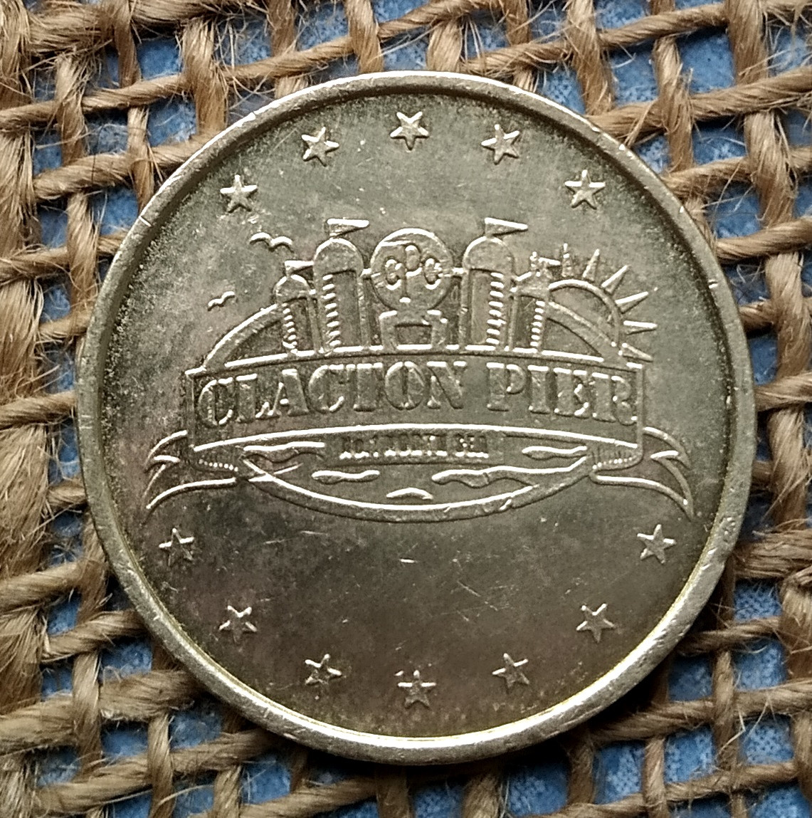Жетон для розваг "Clacton Pier" . Велика Британiя, фото 1