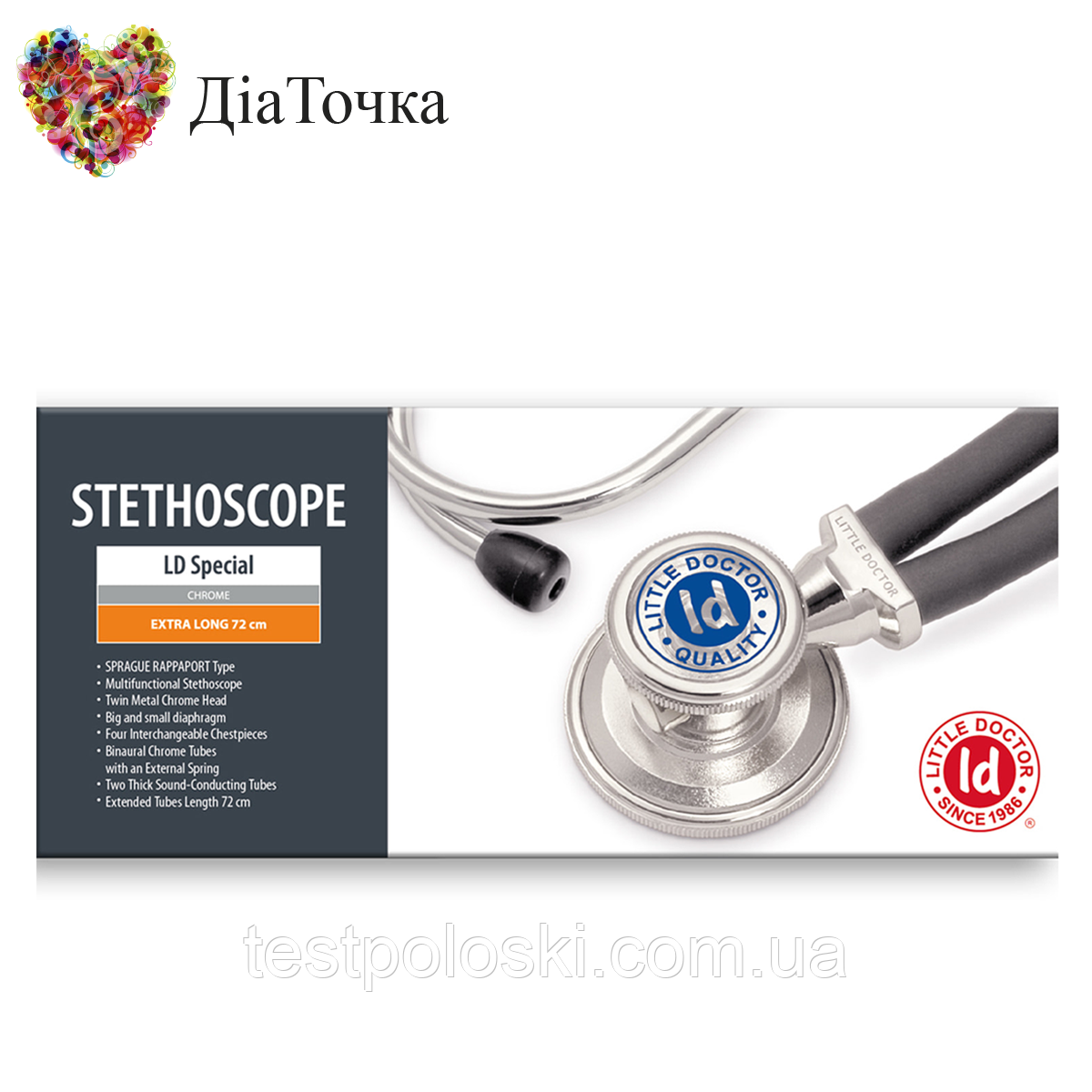 Стетоскоп Little Doctor, LD Special EL тип Раппапорта (фіолетовий), фото 1