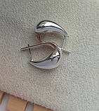 Срібні сережки Крапля, фото 7