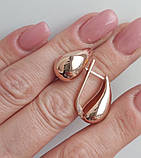 Срібні сережки Крапля, фото 2