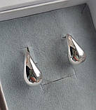 Срібні сережки Крапля, фото 9