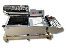 Кутова термозбіжна пакувальна машина з кришкою термоусадка Vektor FM5540