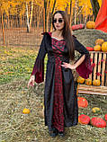 Костюм Дракули / Вампірші - сукня з коміром на хеллоуїн, готовий образ на свято, фото 5