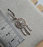 Срібні сережки Ловець Снів, фото 5