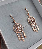Срібні сережки Ловець Снів, фото 4