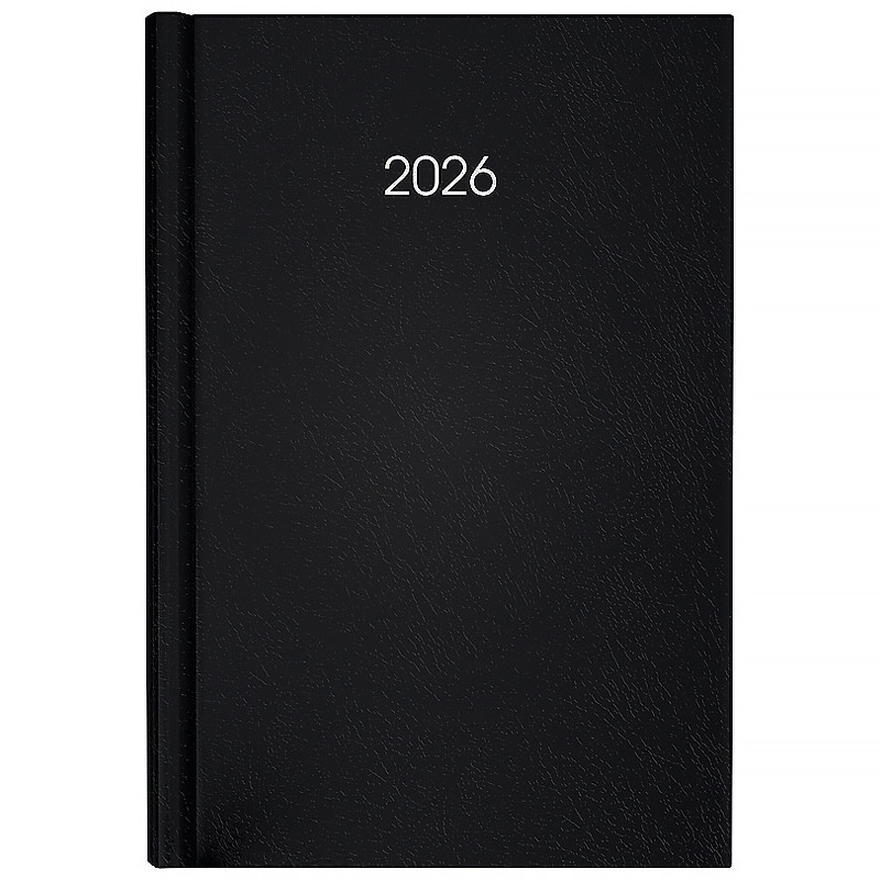 Щоденник 2026 датований А5 Axent Classic City, чорний 8842-26-1