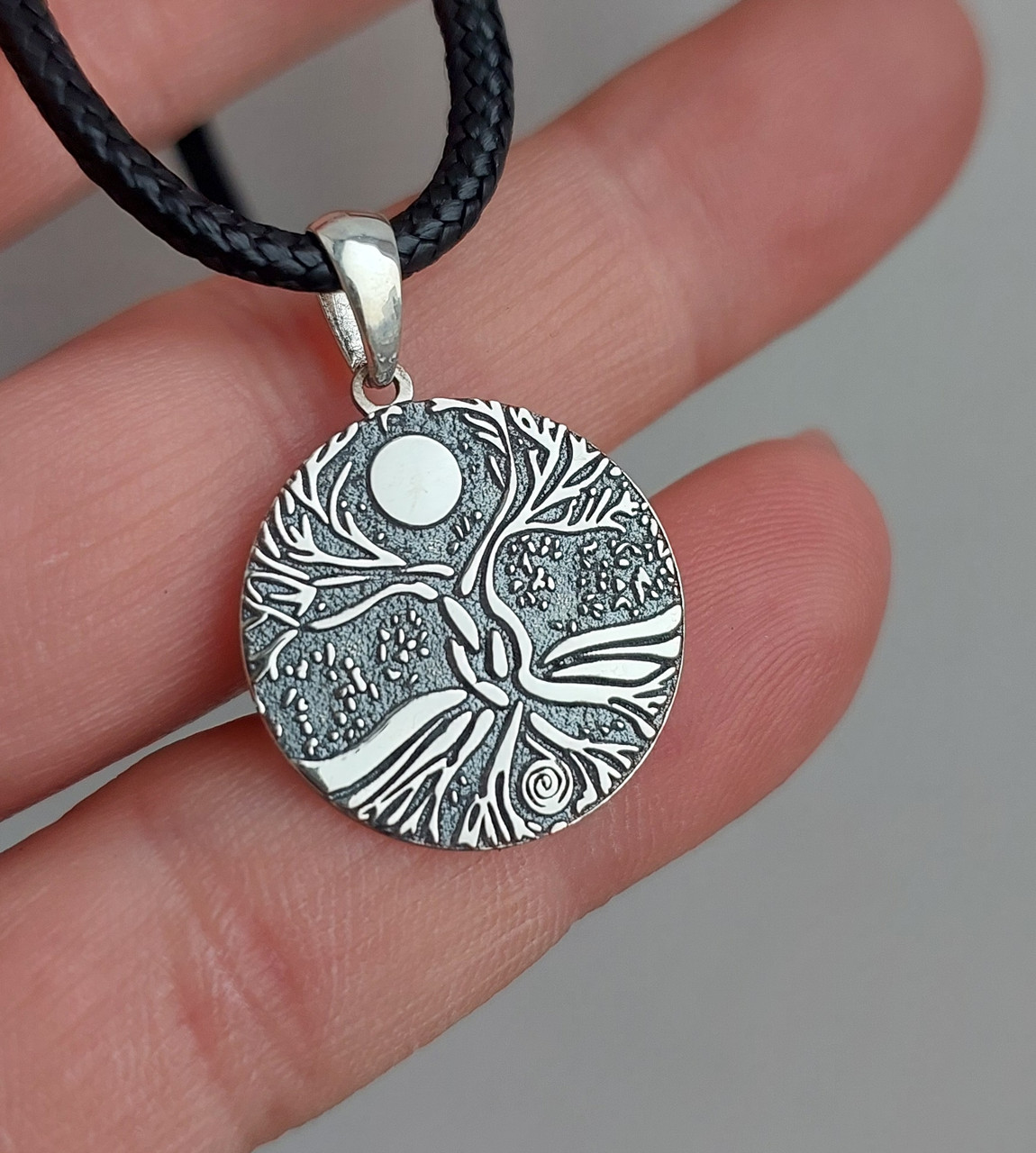 Срібний кулон Дерево Життя, фото 1