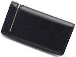 Чорний багатофункціональний чоловічий гаманець з натуральної шкіри МС291, фото 3