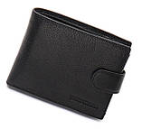 Чорне шкіряне портмоне з відділом для документів Marco Coverna MCBK10-805, фото 3