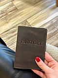 Шкіряна обкладинка для паспорта з написом 1940, фото 3