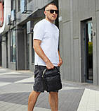 Чоловіча шкіряна сумка-барсетка 23х27х9, месенджер через плече Bexhill Bx-56402 чорна, фото 7