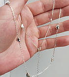 Срібне Кольє Серця, фото 3