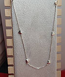 Срібне Кольє Серця, фото 4