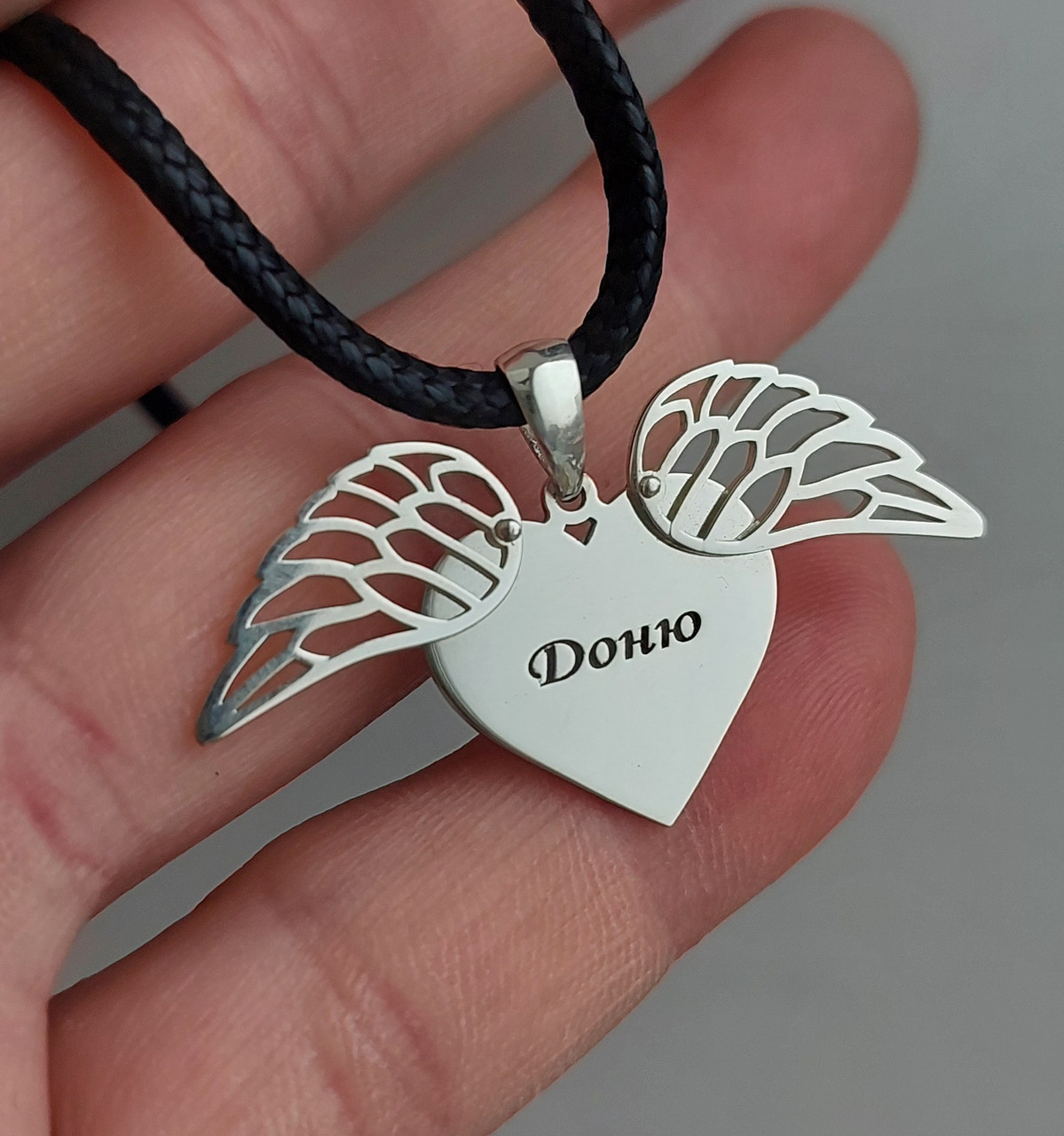 Срібний кулон Крила, фото 1