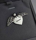 Срібний кулон Крила, фото 2