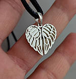 Срібний кулон Крила, фото 5