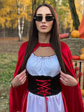 Костюм Червоної Шапочки для дорослих / Образ на Хелловін та свято, фото 8