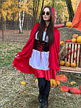 Костюм Червоної Шапочки для дорослих / Образ на Хелловін та свято, фото 7