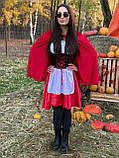 Костюм Червоної Шапочки для дорослих / Образ на Хелловін та свято, фото 6