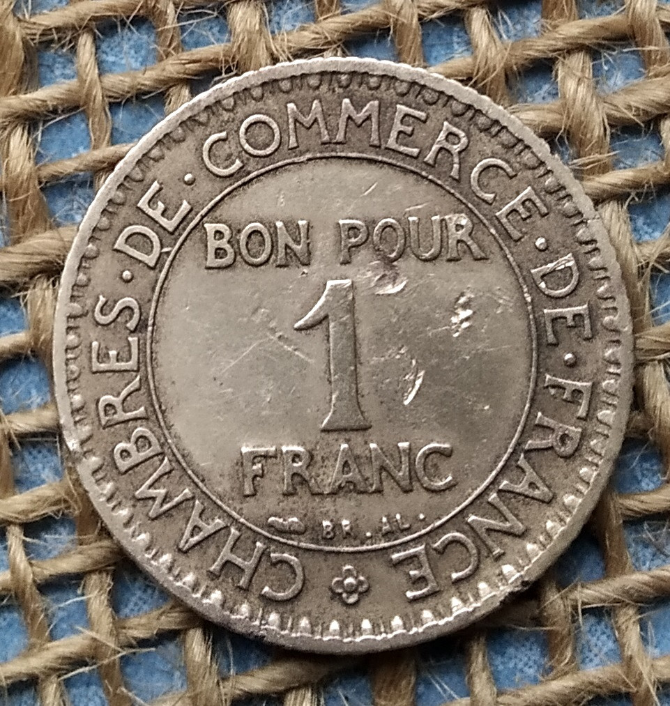 1 франк 1924 року францiя, фото 1