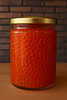 Ікра кети червона слабосолона 500 г (натуральна, середнє зерно)