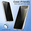 JETech - Захисне скло для екрана Samsung Galaxy S24+ 6.7 дюймів, загартоване скло із захистом від шпигунства, 2 шт, фото 6