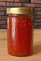 Ікра горбуші червона слабосолона 500 г (натуральна, середнє зерно)