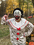 Костюм Жахливого Клоуна / Жахливого Джокера - штани, кофта та маска, образ клоуна, фото 2