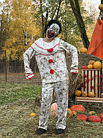 Костюм Жахливого Клоуна / Жахливого Джокера - штани, кофта та маска, образ клоуна