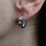 Срібні сережки або з позолотою, фото 2