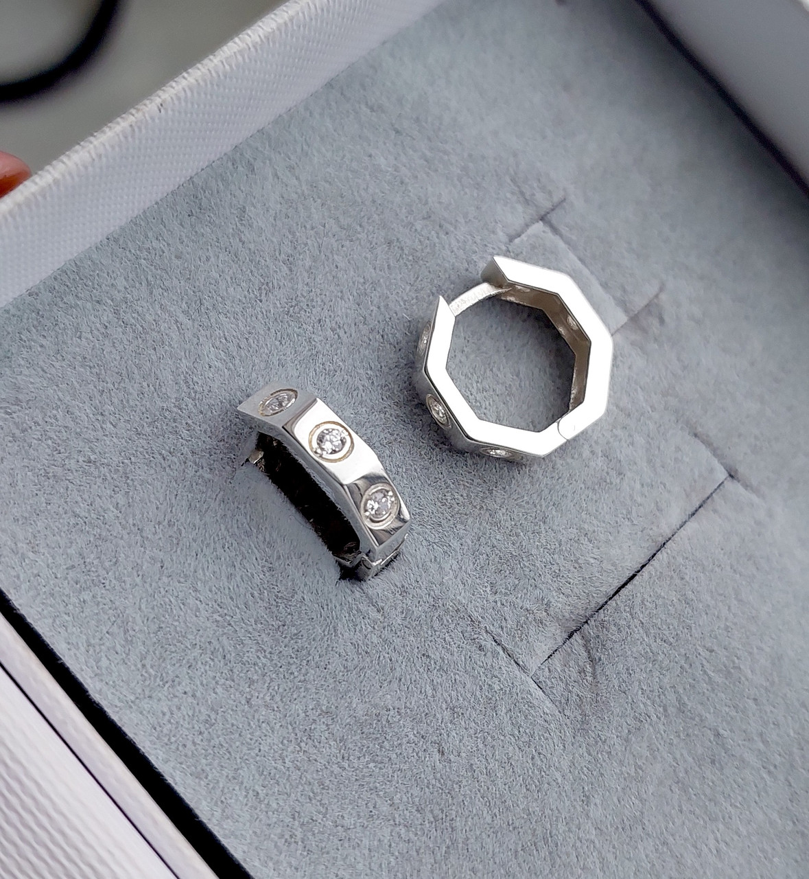 Срібні сережки або з позолотою, фото 1