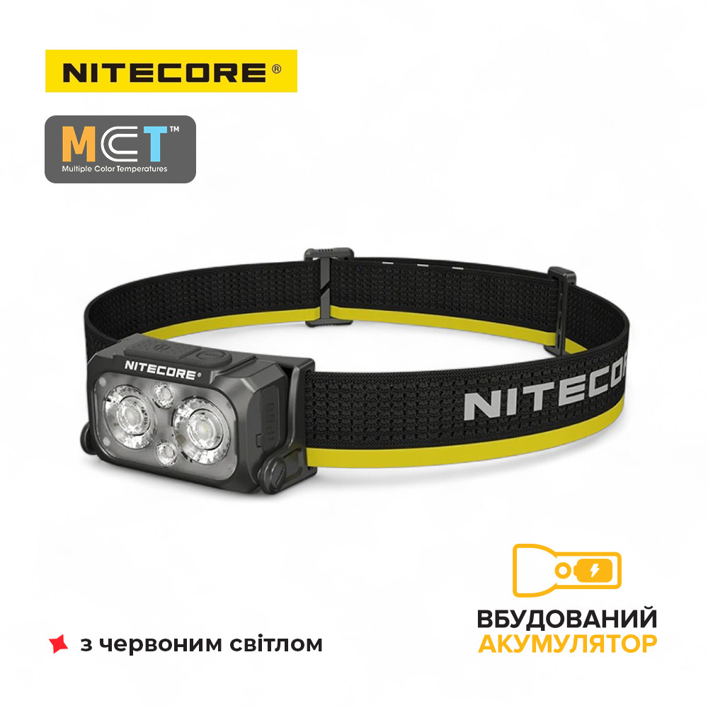 Налобний ліхтар Nitecore NU25 MCT, фото 1