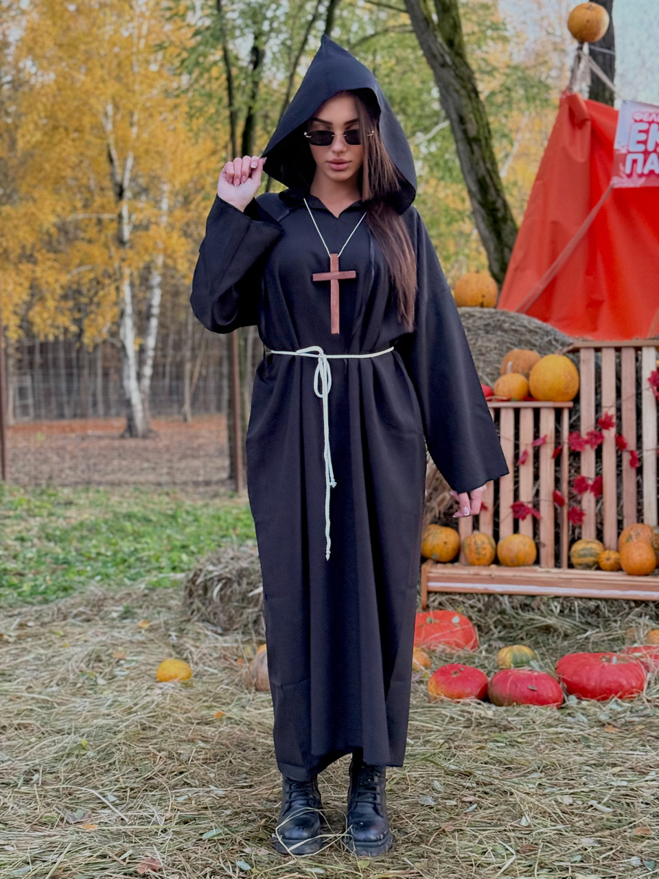 Костюм Священика / Черниці ,Ченця, образ для Хеллоуїна, карнавальний костюм, фото 1