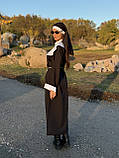КОСТЮМ МОНАШКИ (СУКНЯ + ВУАЛЬ НА ГОЛОВУ), костюм черниці, жіночий костюм, фото 6