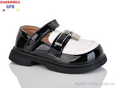 Дитяче взуття гуртом. Дитячі туфлі 2026 бренда GFB — Канарейка для дівчаток (рр з 23 по 28)