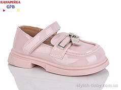 Дитяче взуття гуртом. Дитячі туфлі 2026 бренда GFB — Канарейка для дівчаток (рр з 23 по 28)