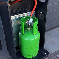 Газовий обігрівач інфрачервоний 4200 Вт, балон 12 л, редуктор і шланг, комплект газовий обігрівач + балон 12 л