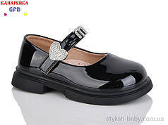 Дитяче взуття гуртом. Дитячі туфлі 2026 бренда GFB — Канарейка для дівчаток (рр з 23 по 28)