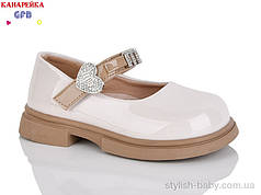 Дитяче взуття гуртом. Дитячі туфлі 2026 бренда GFB — Канарейка для дівчаток (рр з 23 по 28)